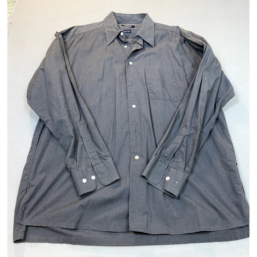 Mexx Shirt Shirt Extra Large XL Long Sleeve Gray button down Mens Dress Shirt‎